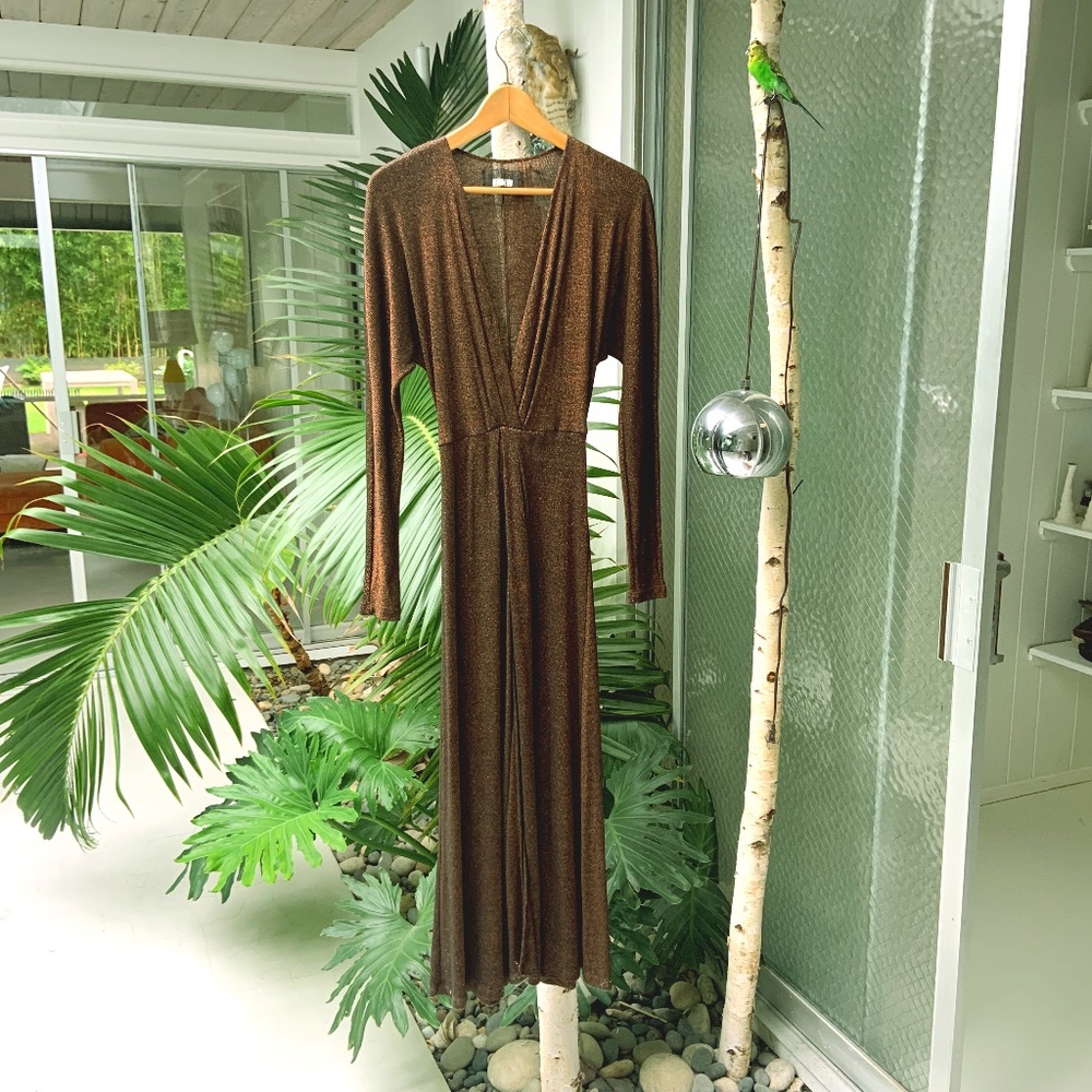 Stunning Reformation Glitter Dress sz M